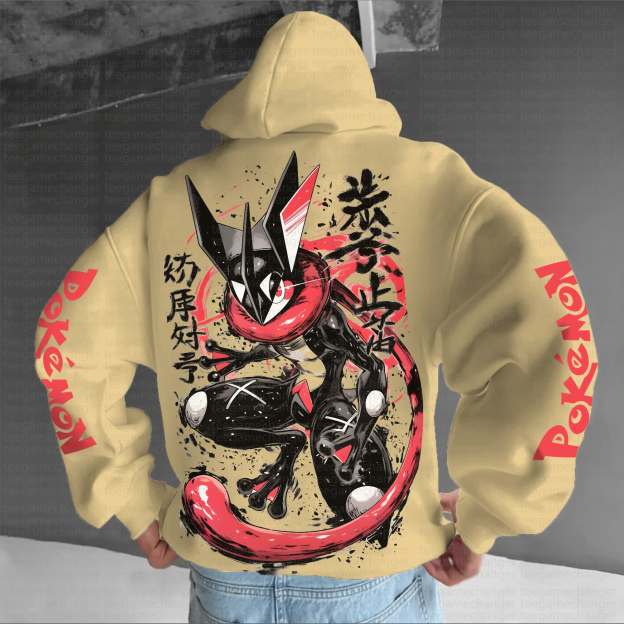Unisex “Pokémon” Anime Graphic Streetwear Vintage Hoodie