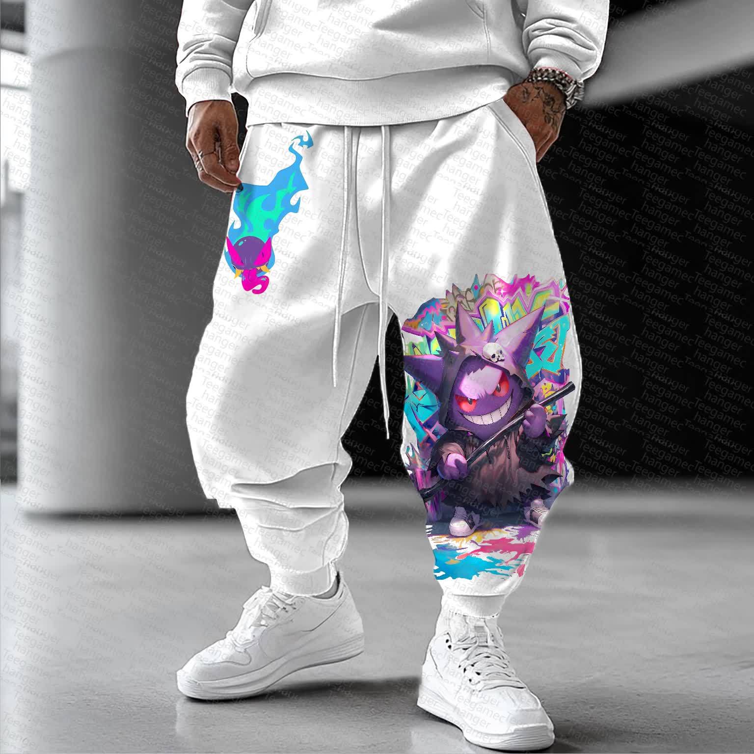 Unisex  “Pokémon” Casual Anime Streetwear Pant