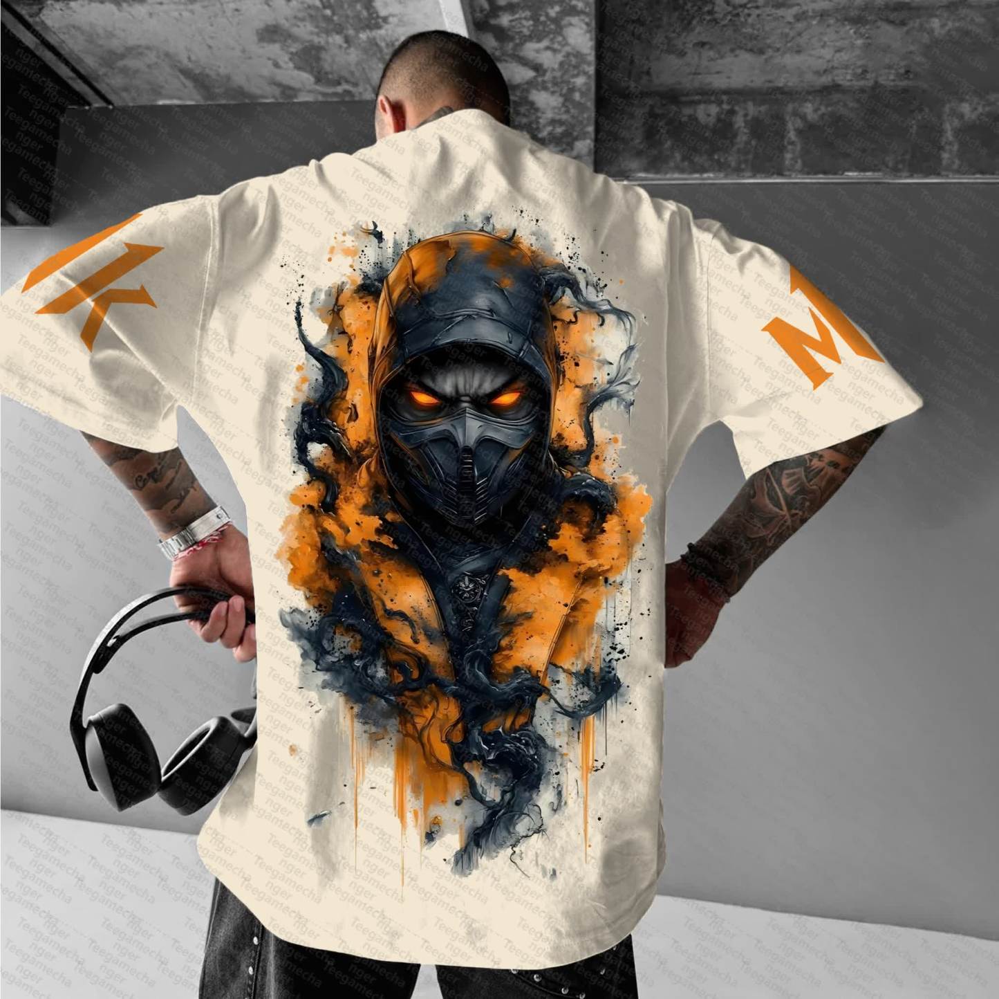 Unisex Mortal Kombat Inspired Vintage T-Shirt