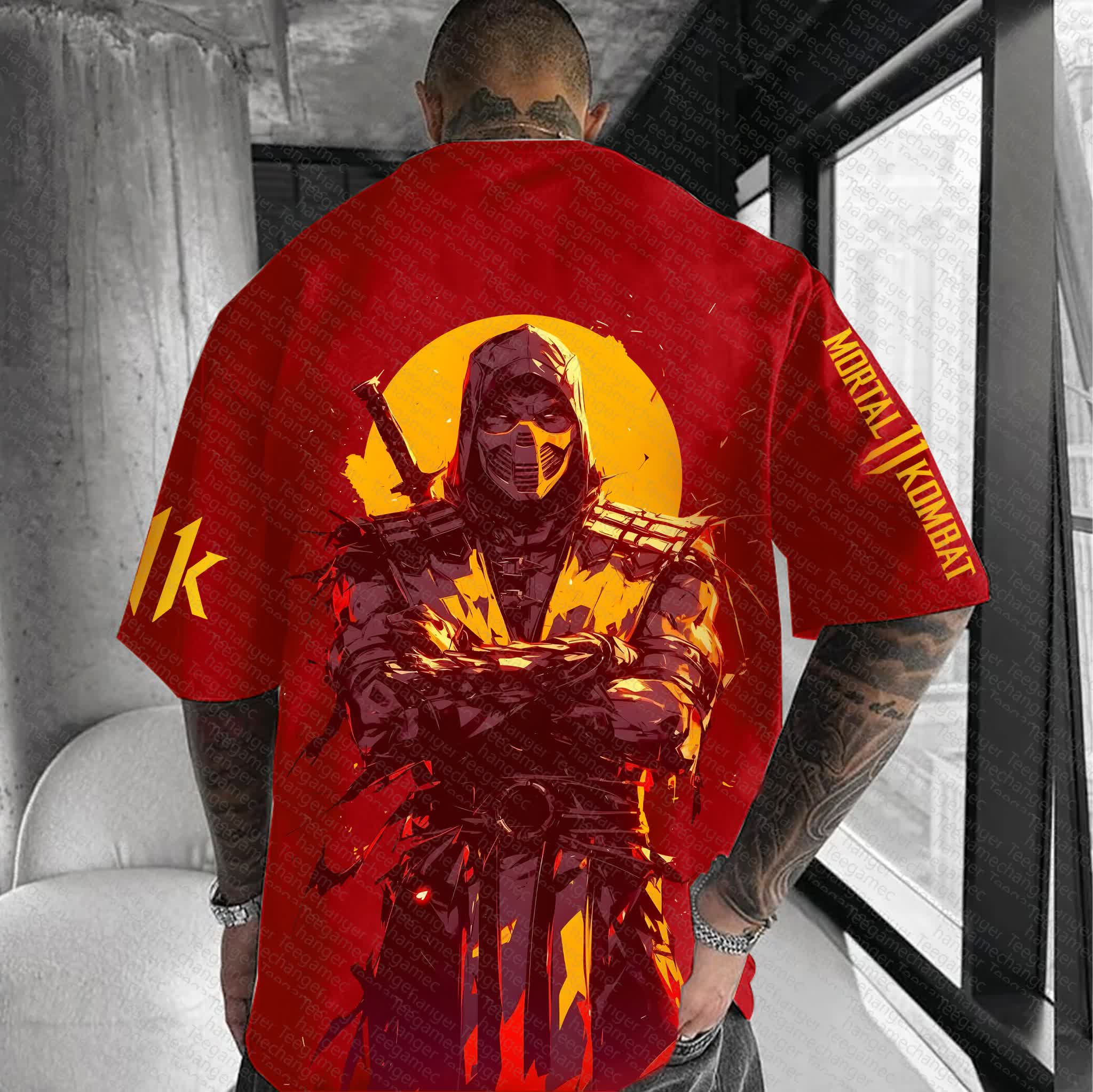 Unisex  "Mortal Kombat"  Inspired Vintage T-Shirt
