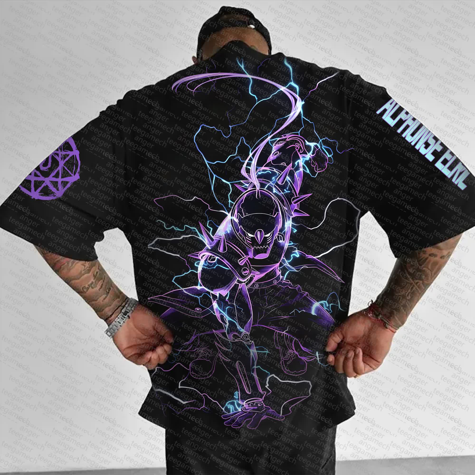 Unisex  "Fullmetal Alchemist" Anime Inspired Vintage T-Shirt