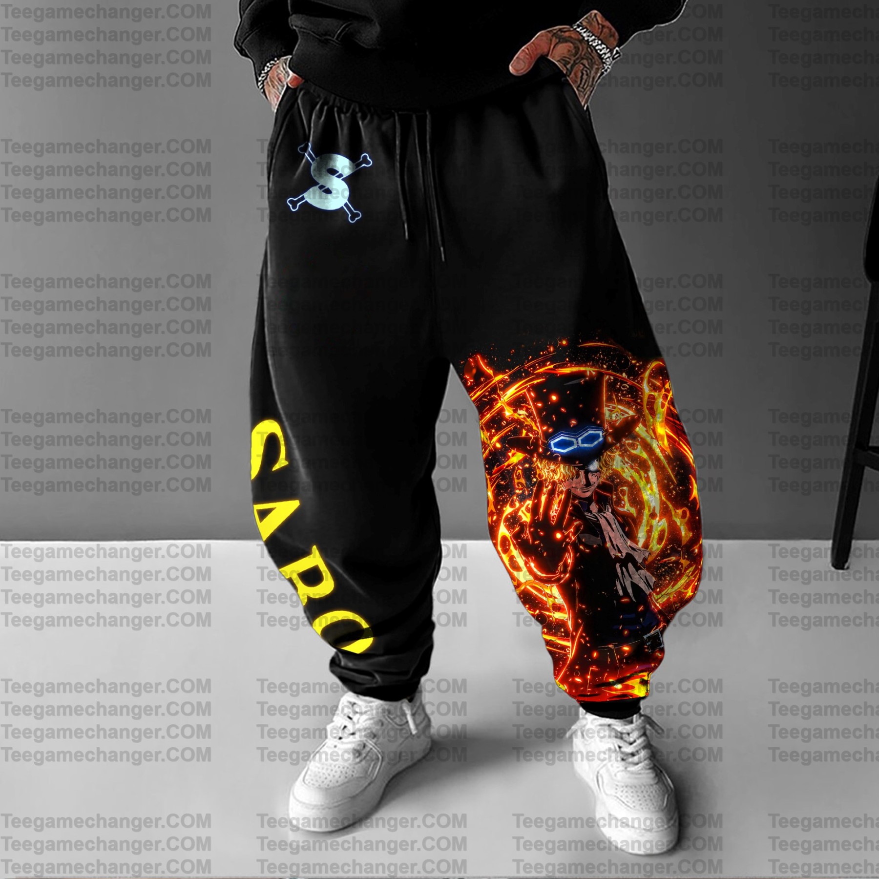 Unisex Anime Printed Gift Oversized Harem Pants