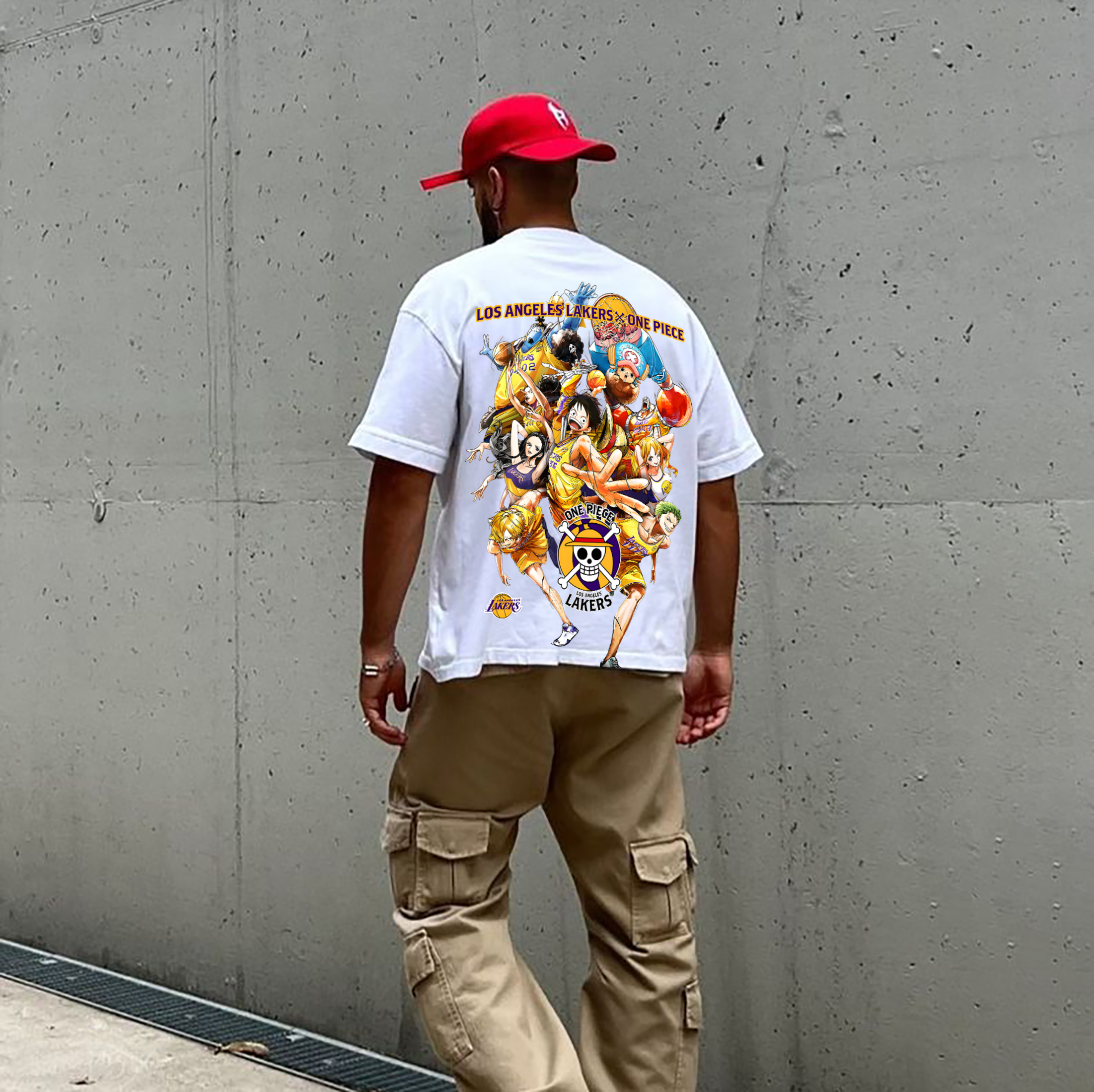 Unisex Fit Anime Washed T-Shirt