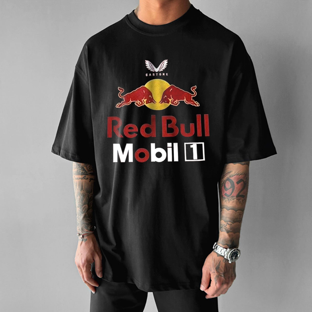 Oversized Unisex Racing Print Casual Tee