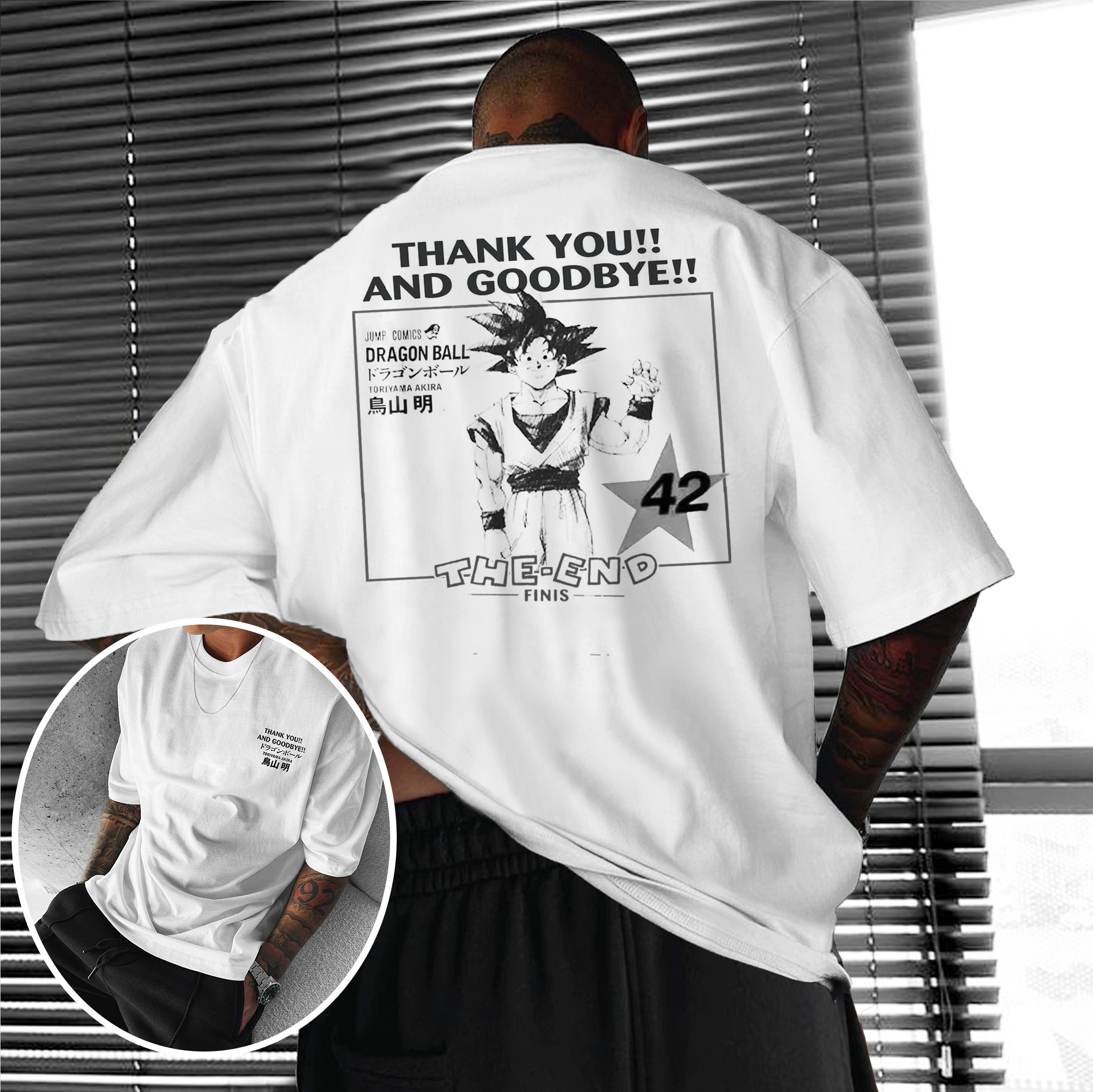 Unisex DB Toriyama Akira Commemorative T-shirt