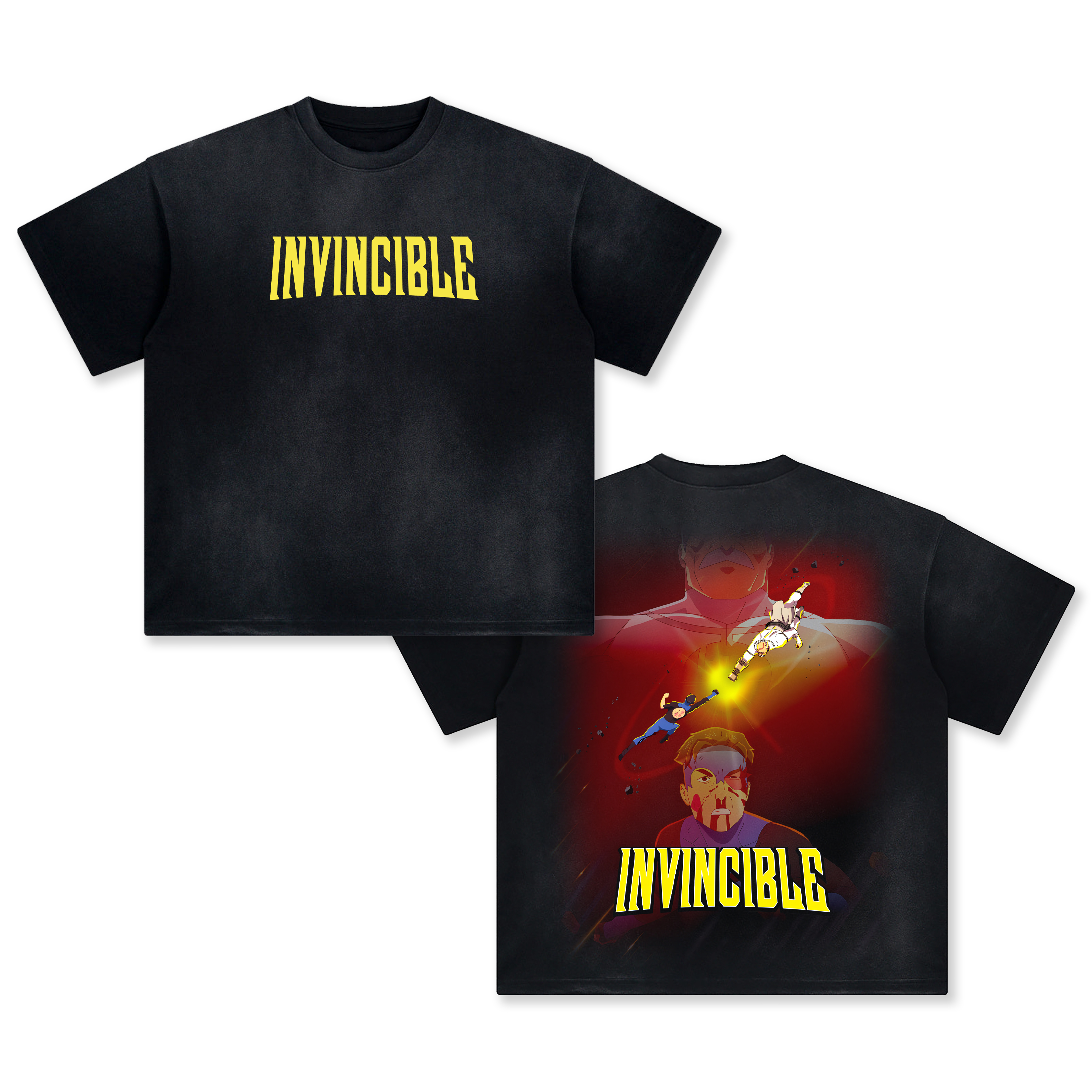 Unisex Fit Vintage T-Shirt丨INVINCIBLE