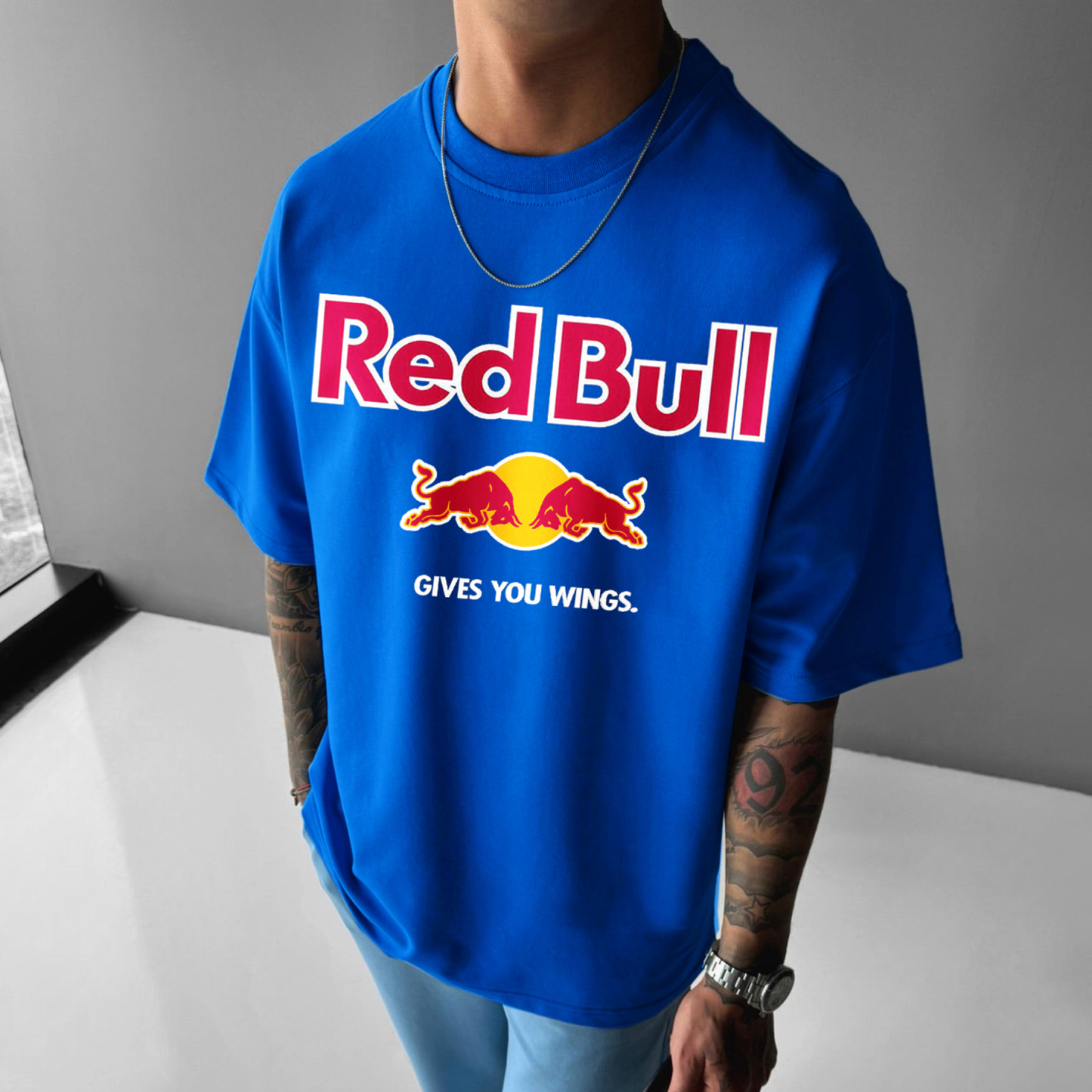 Unisex Casual Energy Drink Printed T-Shirt