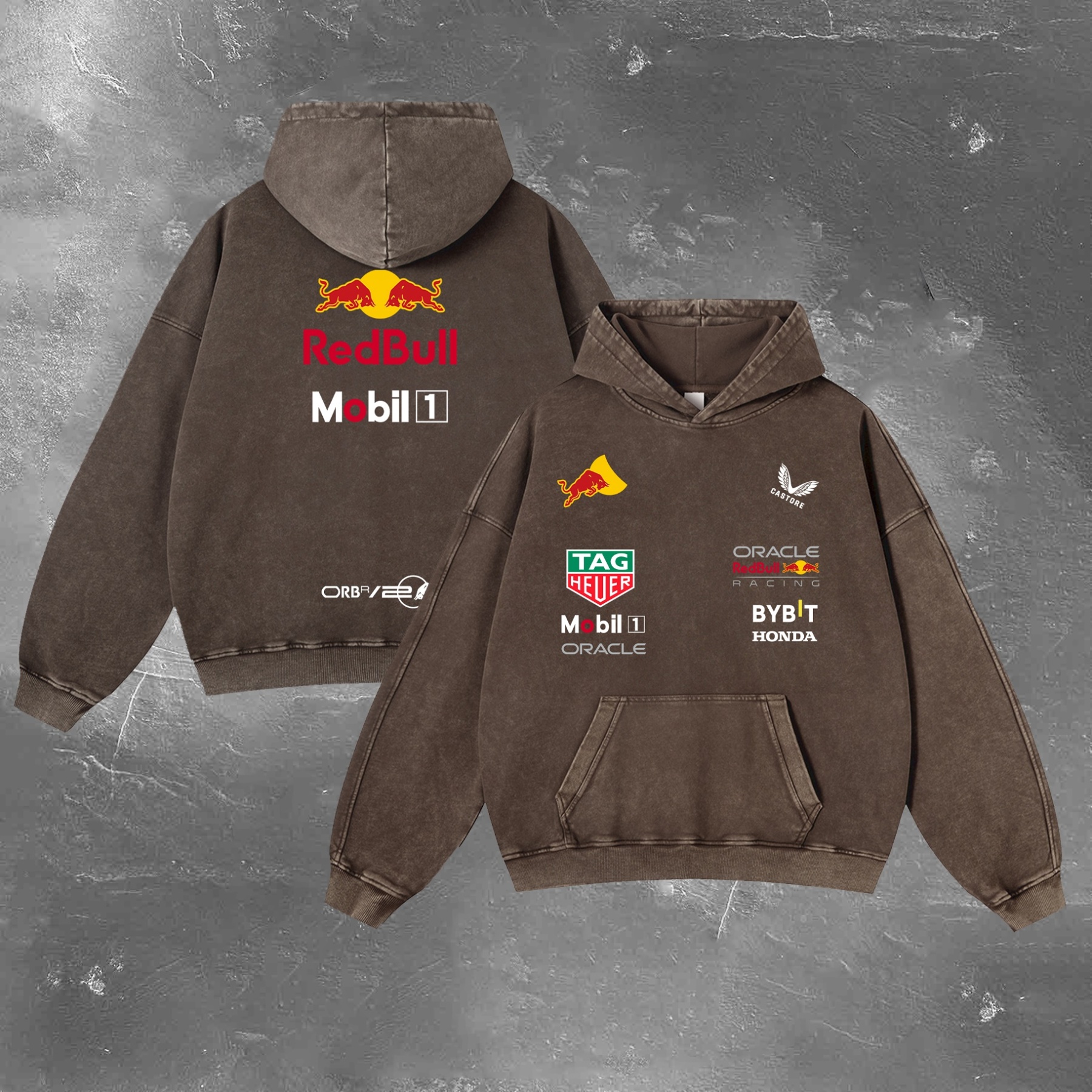 Racing Legend Vintage Washed Hoodie 07