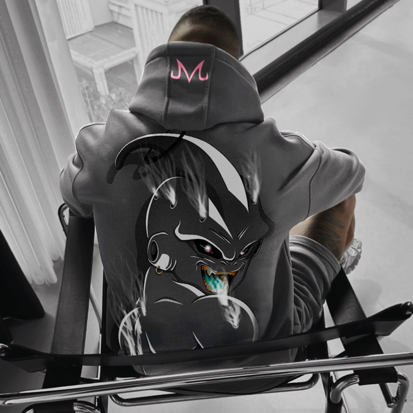 Unisex Oversized Japanese Anime Hoodie-Teegamechanger