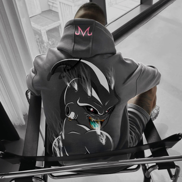 Unisex Oversized Japanese Anime Hoodie-Teegamechanger