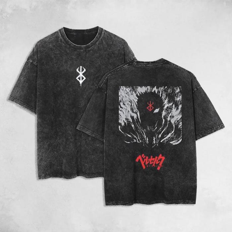 Vintage Washed Tee丨Berserk