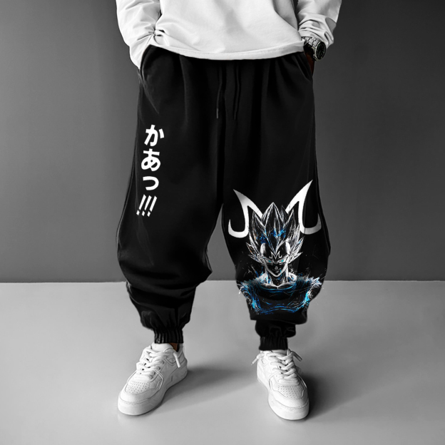 Unisex Oversized Anime Printed Loose Harem Pants-Teegamechanger