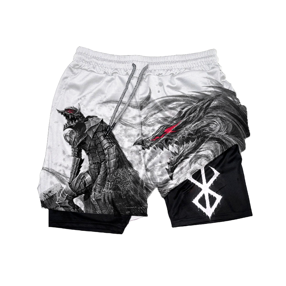 Anime Gym Performance Shorts