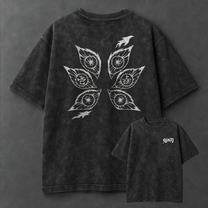 Unisex High Quality Inspired Vintage Washed  Injection T-Shirt and Plush Hoodie