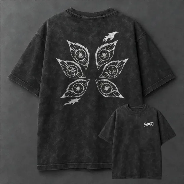 Unisex High Quality Inspired Vintage Washed  Injection T-Shirt and Plush Hoodie