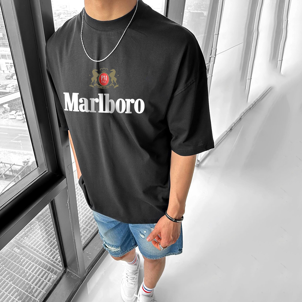 Unisex Oversized Racing Print Casual T-Shirt