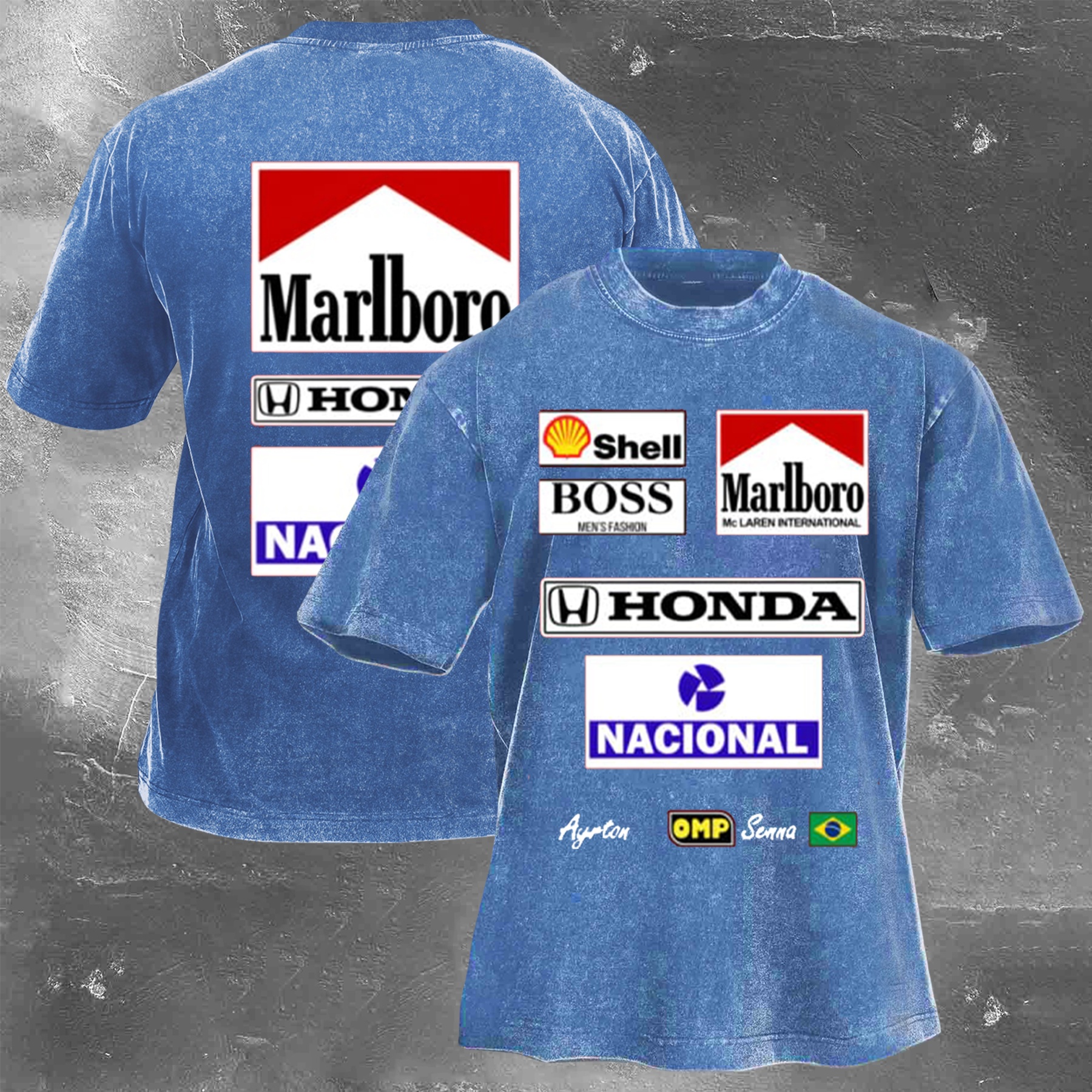 Racing Legend Vintage Washed Tee 26