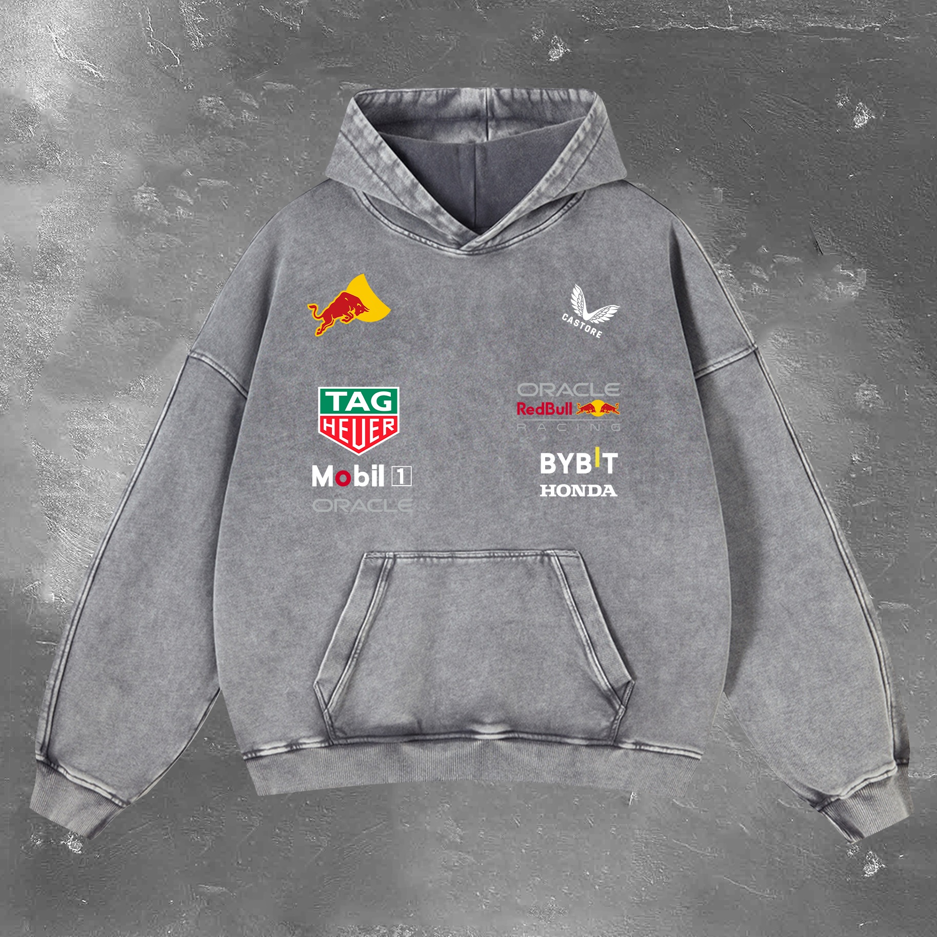 Racing Legend Vintage Washed Hoodie 07