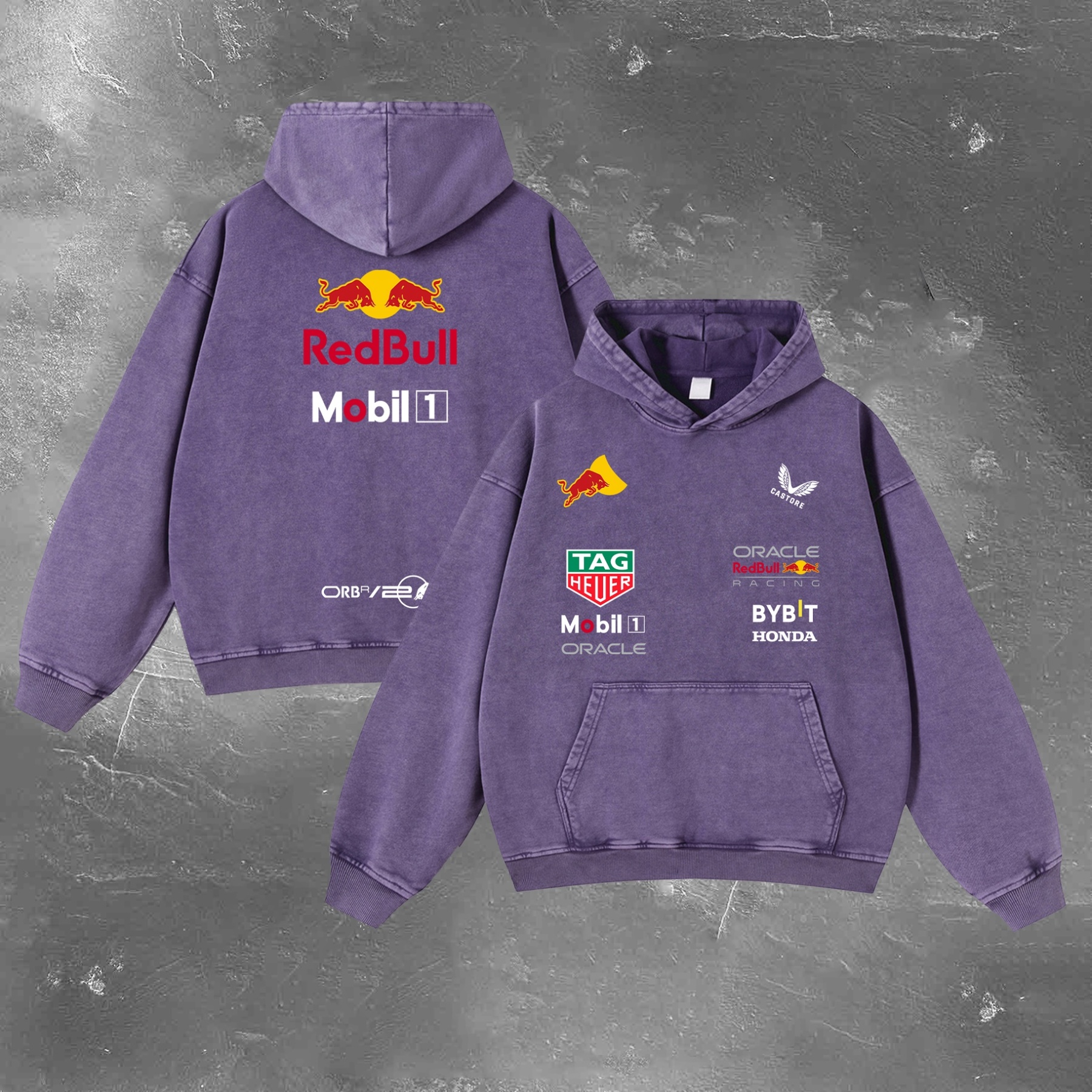 Racing Legend Vintage Washed Hoodie 07