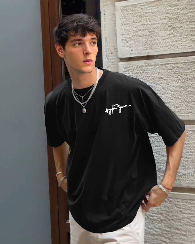 Casual Retro Street Car Printed Short Sleeve Crew Neck T-Shirt 105