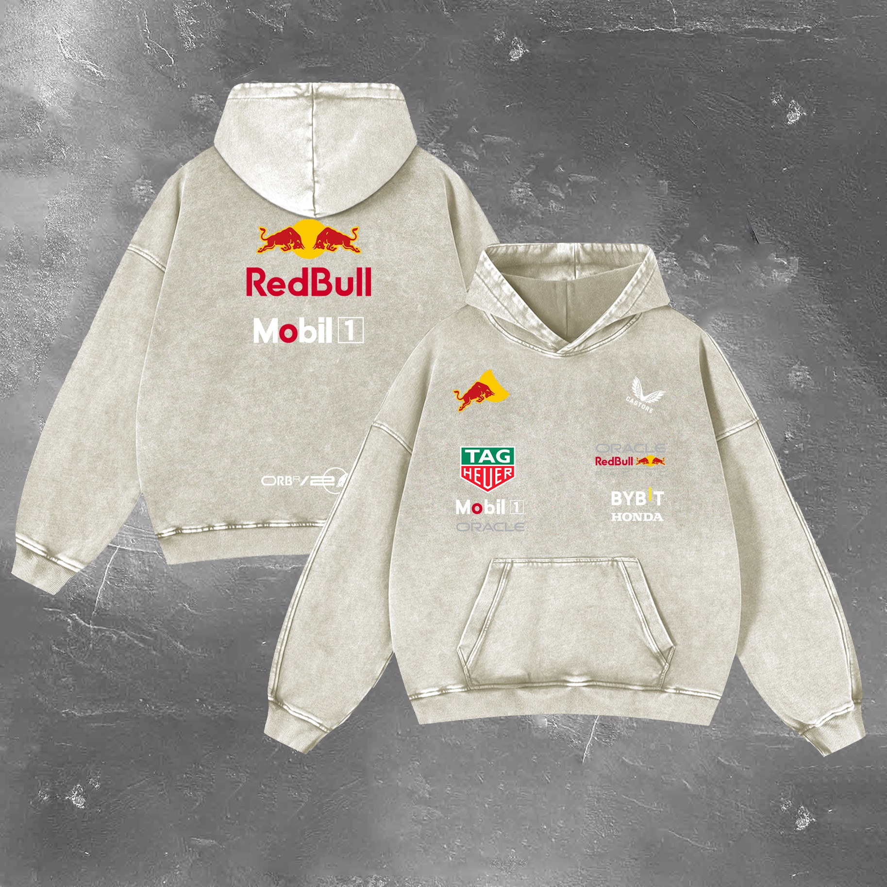 Racing Legend Vintage Washed Hoodie 07