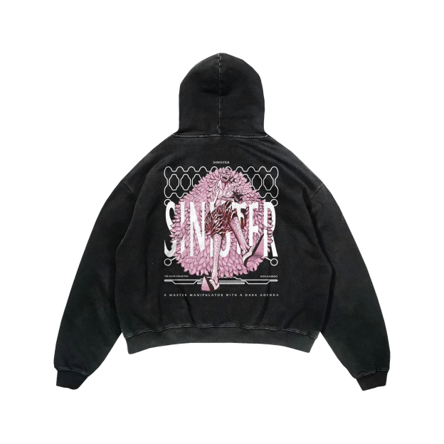 Doflamingo Vintage Hoodie | One Piece-Teegamechanger