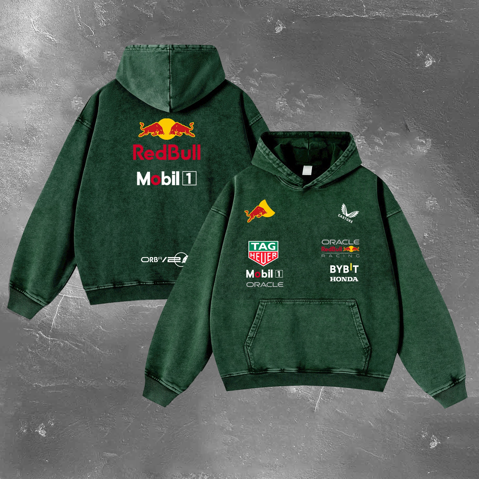 Racing Legend Vintage Washed Hoodie 07