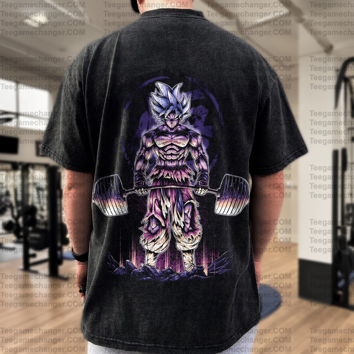 Vintage 3D Direct Inkjet Printed Washed Unisex T-Shirt