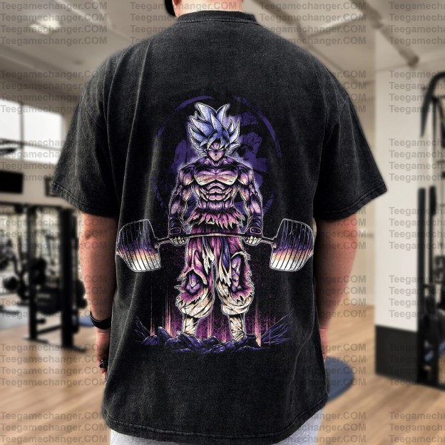 Vintage 3D Direct Inkjet Printed Washed Unisex T-Shirt