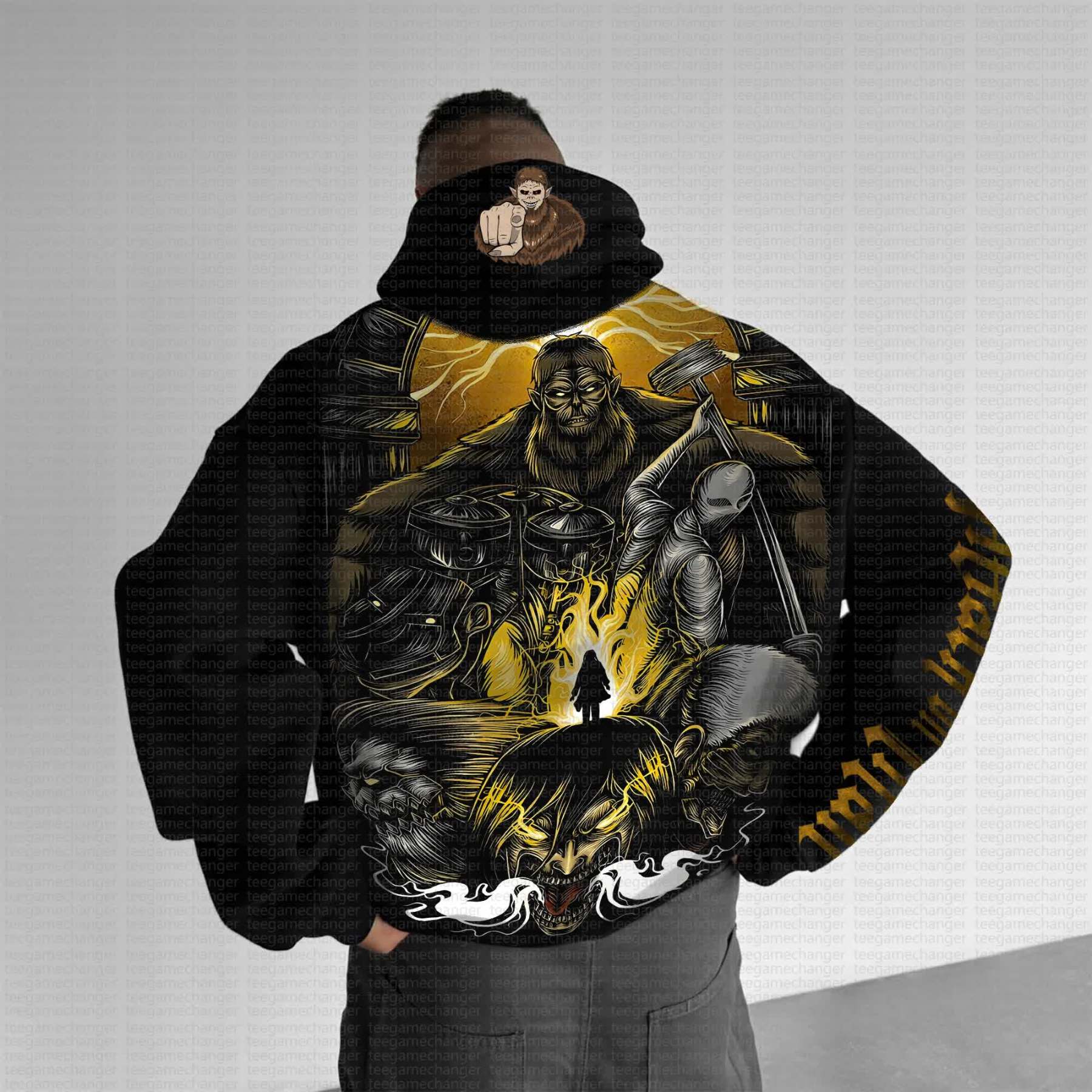 Unisex “AOT” Anime Graphic Streetwear Vintage Hoodie