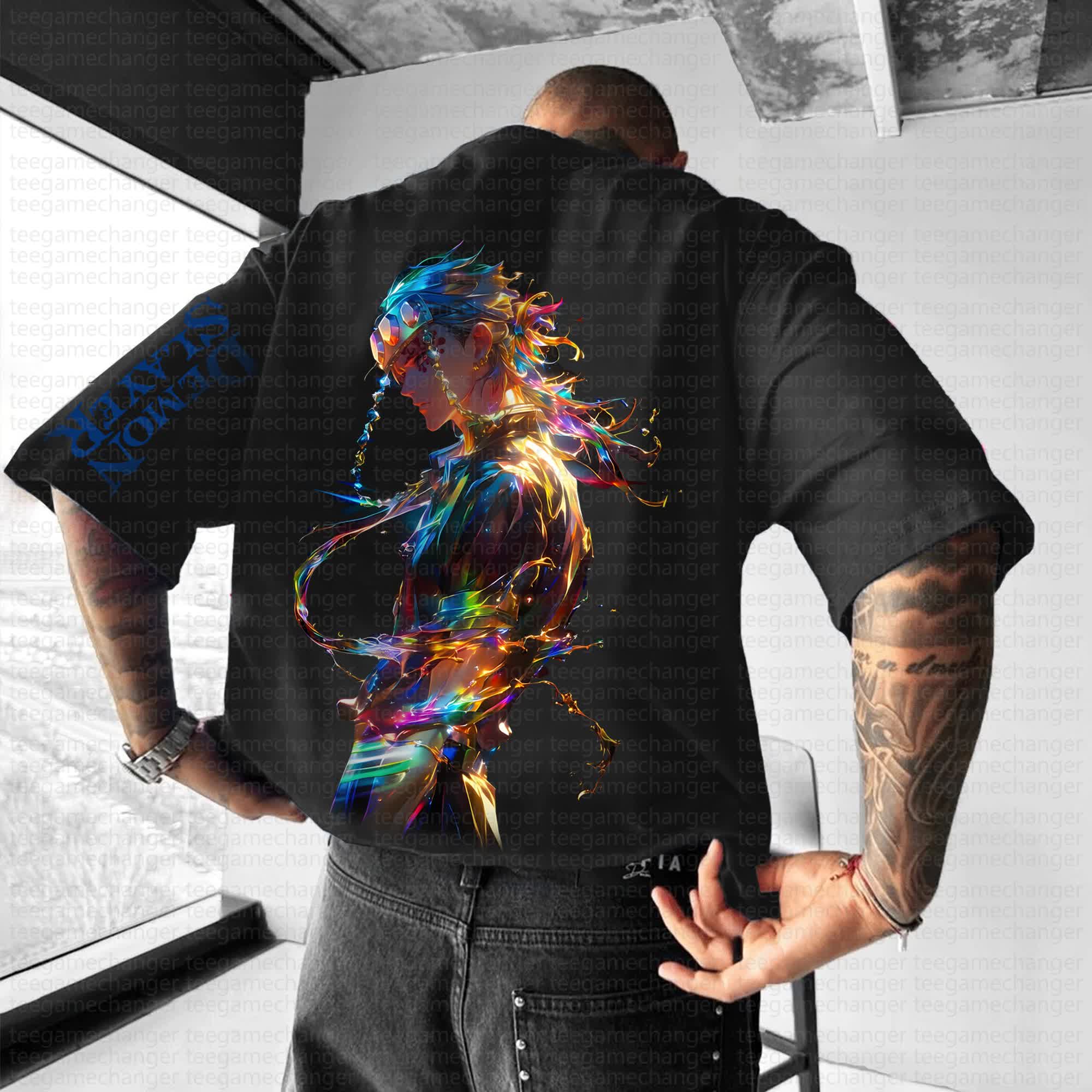 Unisex Anime Inspired Vintage T-Shirt丨Demon Slayer