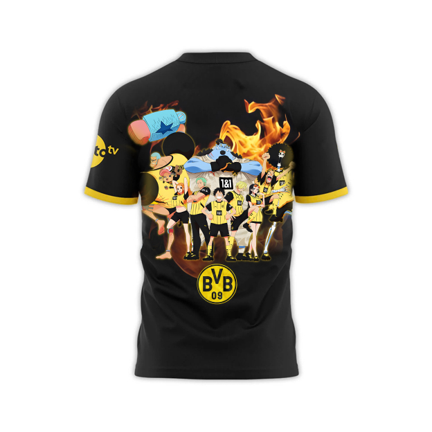 Unisex Vintage T-shirt | Borussia Dortmund x One Piece