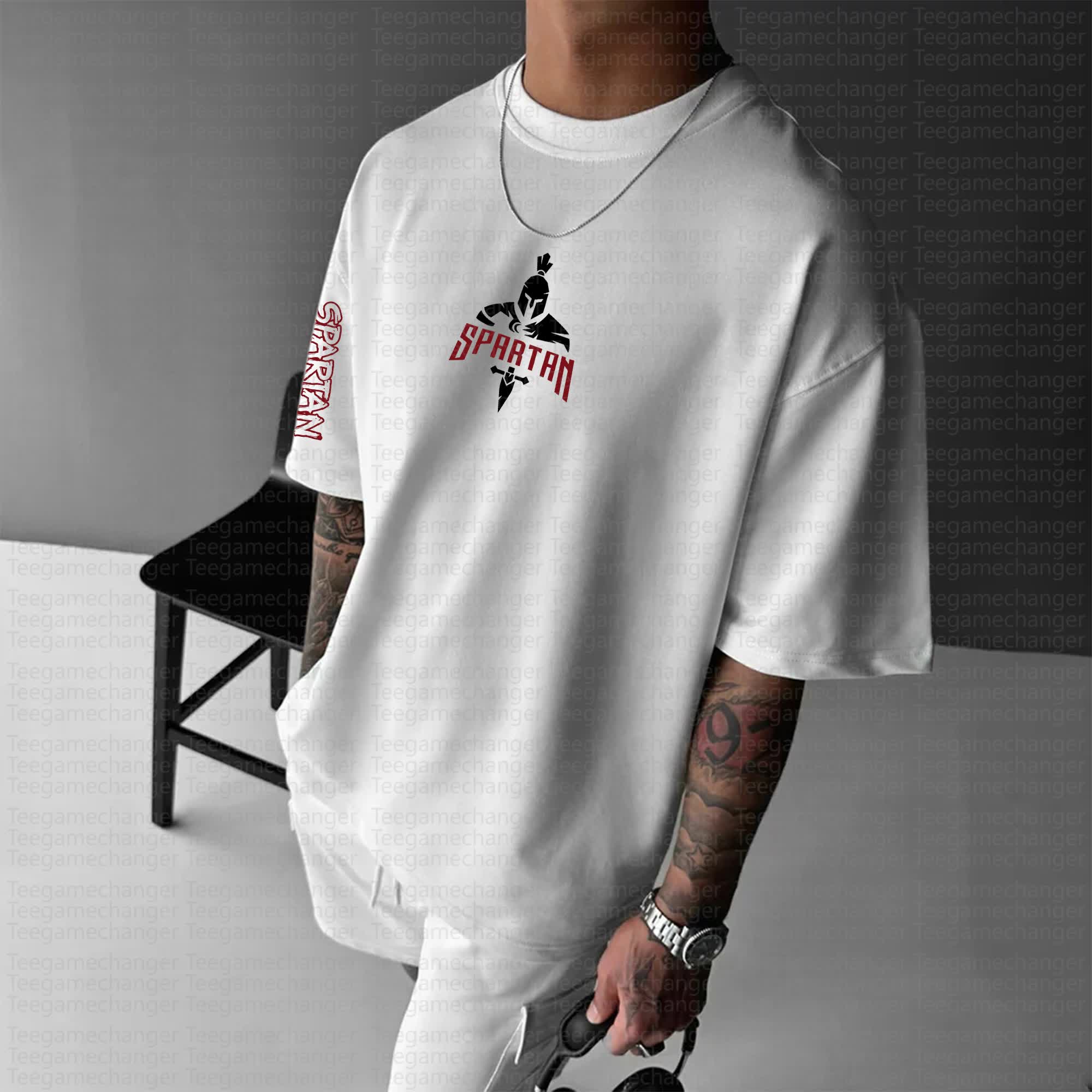 Unisex Anime Inspired Vintage T-Shirt | Spartan
