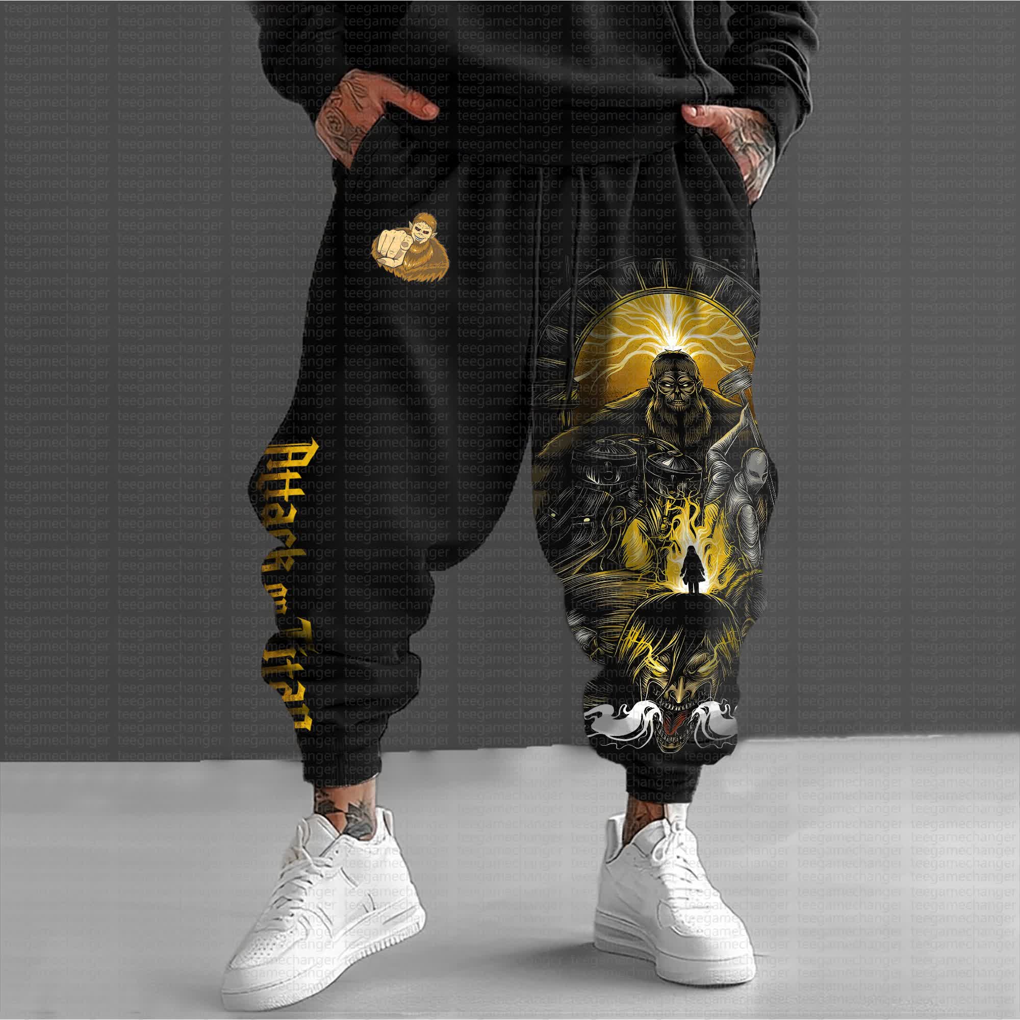 Unisex  “AOT” Casual Anime Streetwear Pants