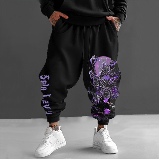 Unisex Casual Anime Streetwear Pants  