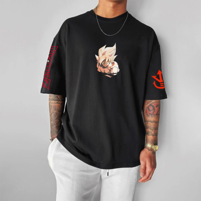 Unisex Anime Inspired Vintage T-Shirt丨Dragon Ball
