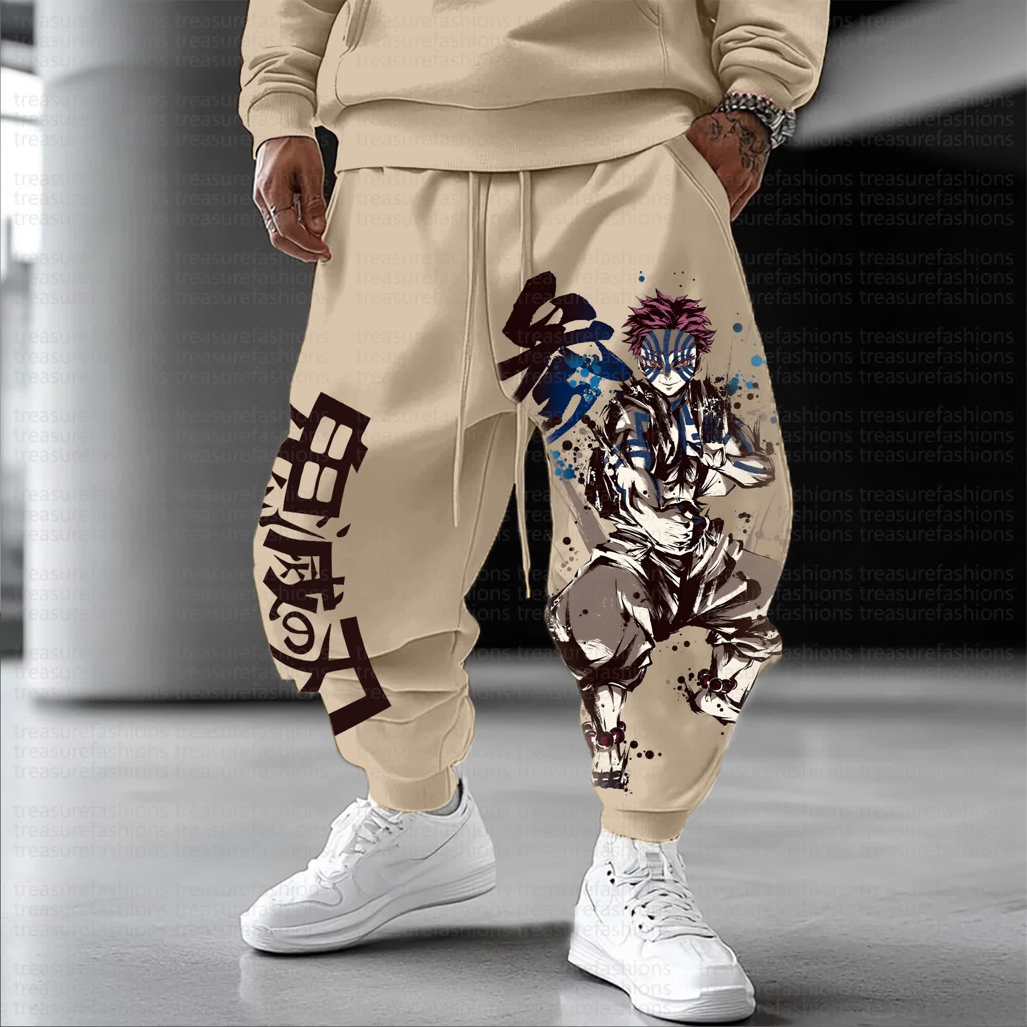 Unisex Anime Inspired Vintage Pants丨Demon Slayer
