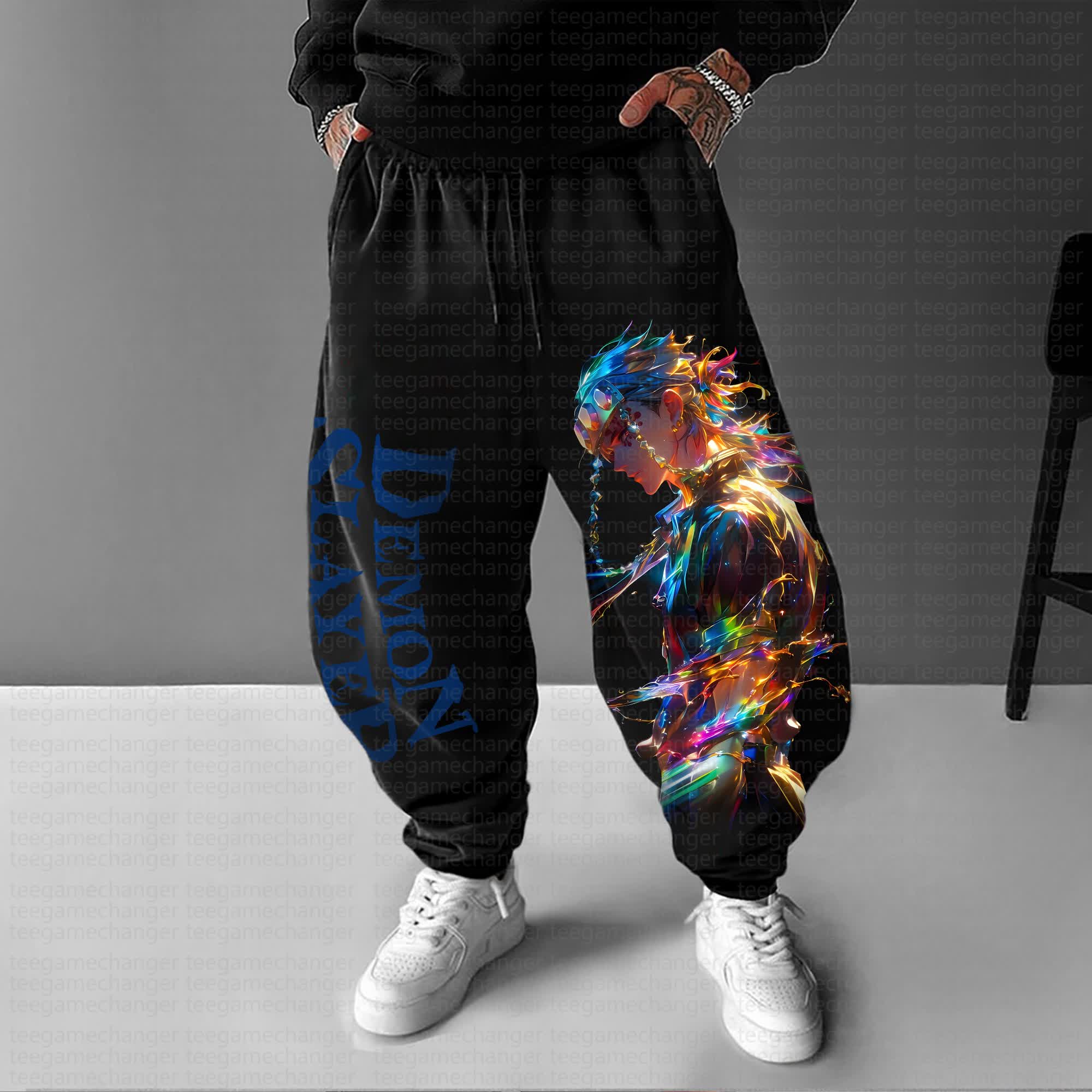 Unisex Anime Inspired Vintage Pants丨Demon Slayer