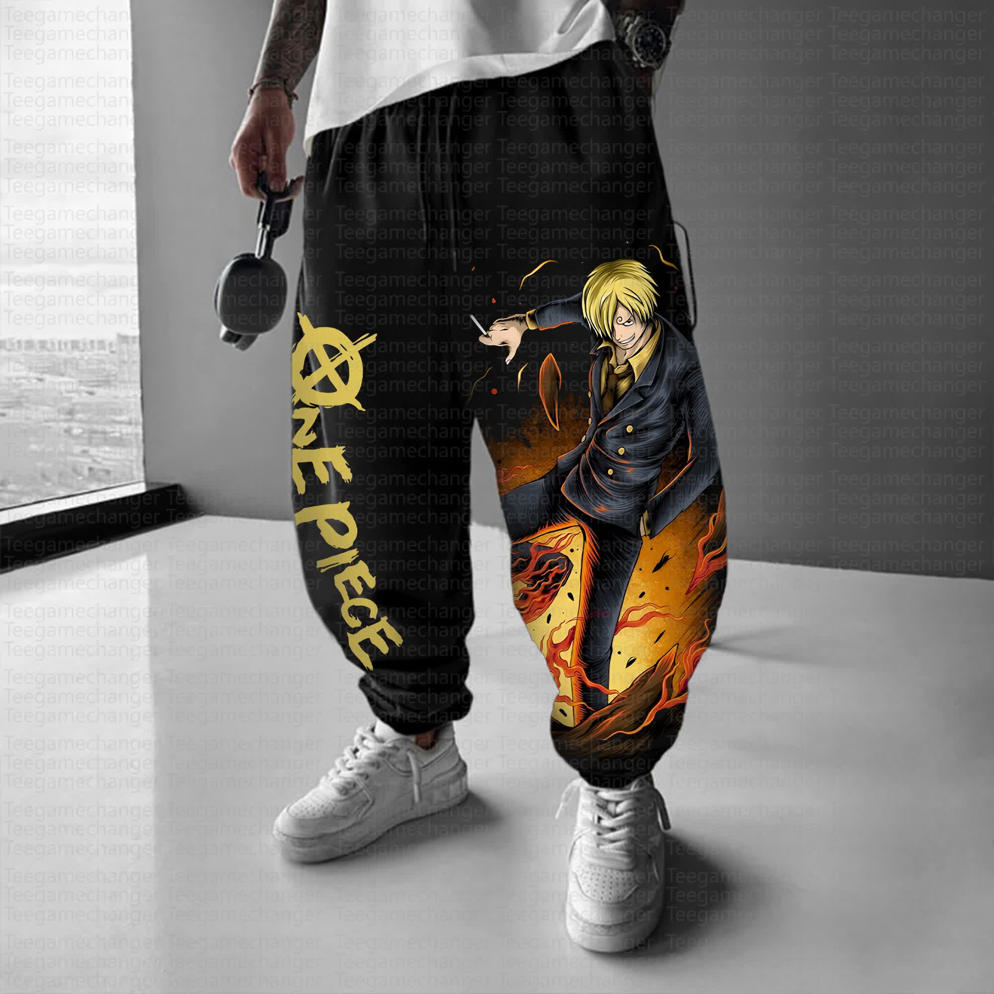 Unisex Anime Inspired Vintage Pants丨One Piece