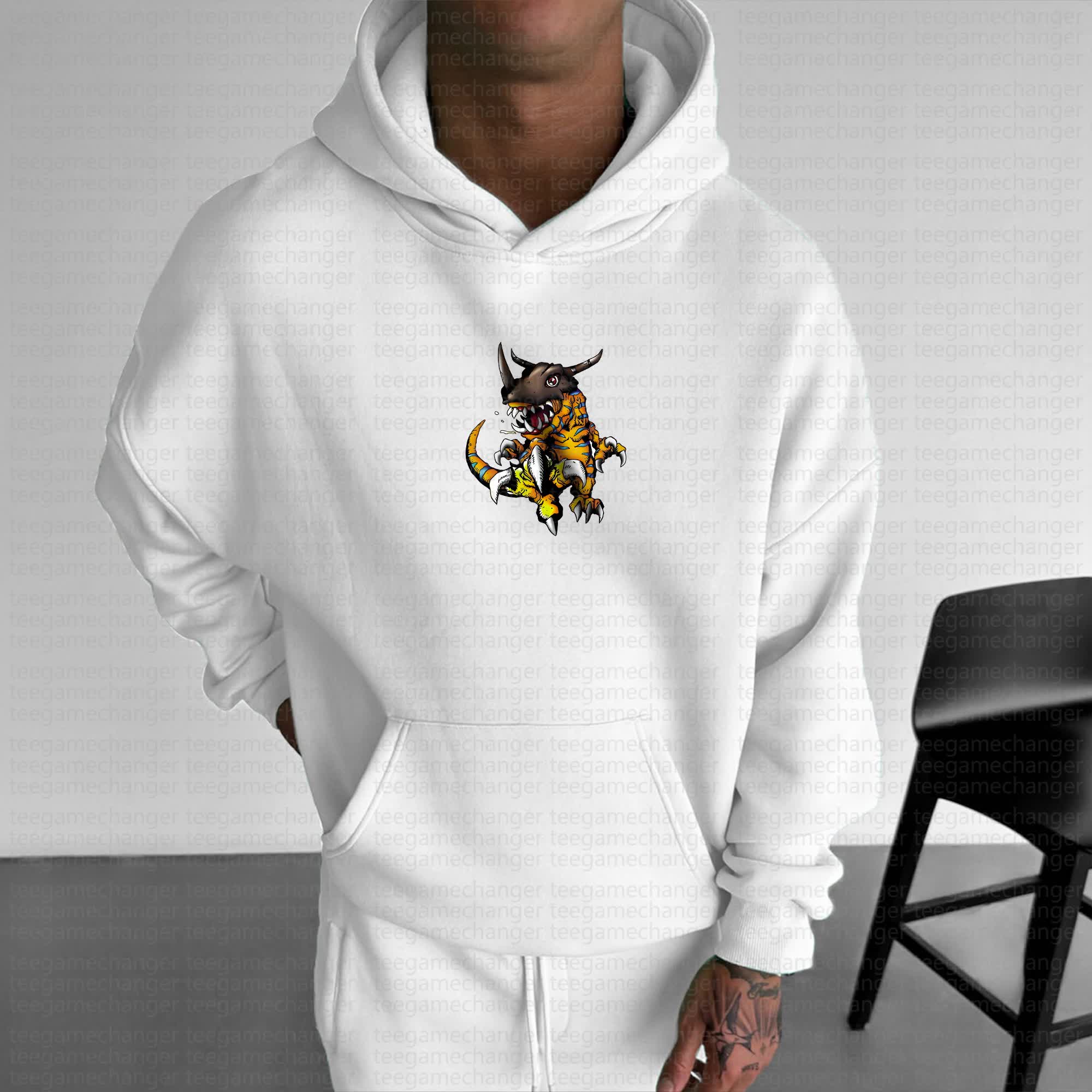 Unisex Anime Graphic Streetwear Vintage Hoodie丨Digimon
