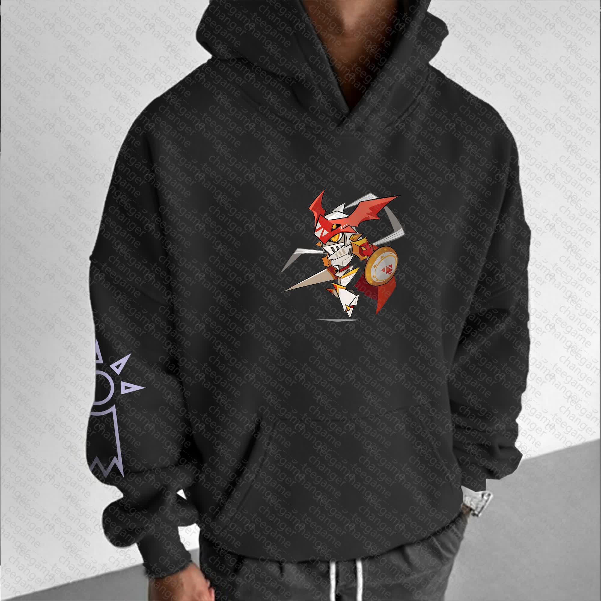 Unisex “Digimon” Anime Style Retro Hoodie