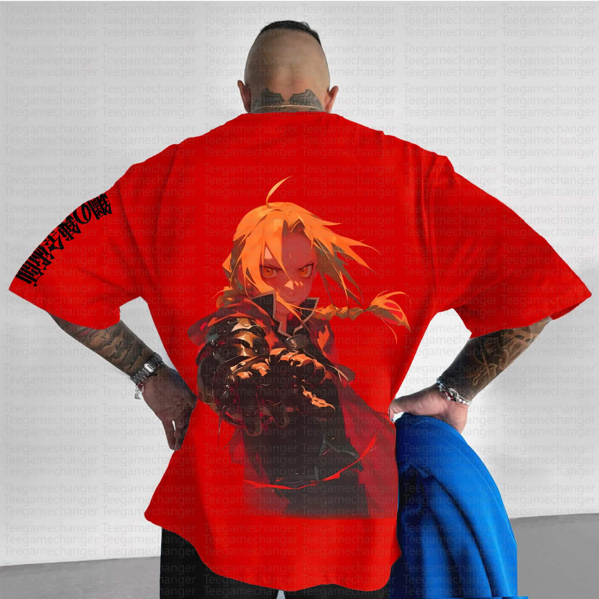 Unisex Anime Inspired Vintage T-Shirt | Fullmetal Alchemist