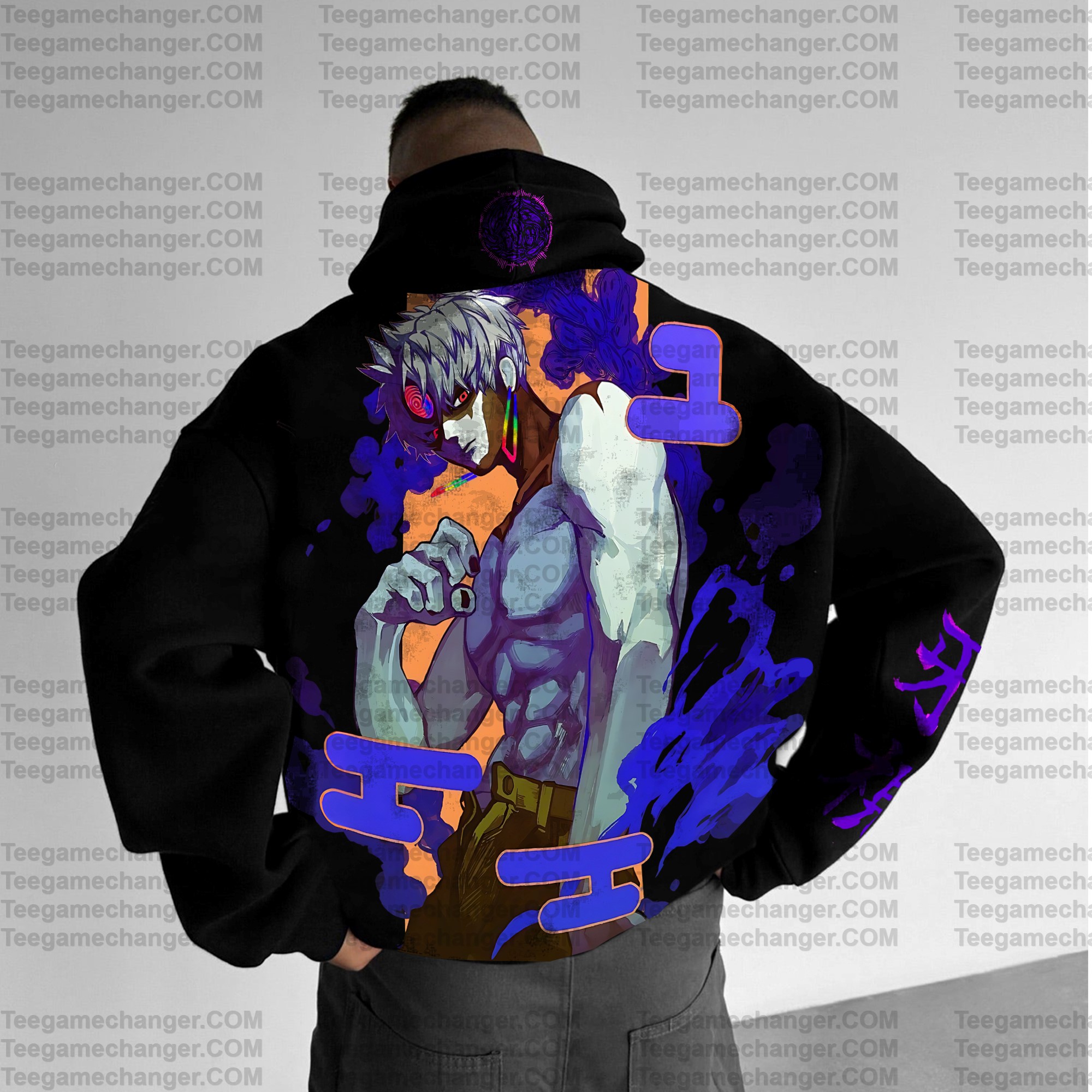 Unisex Anime Print  Casual Oversized Hoodie