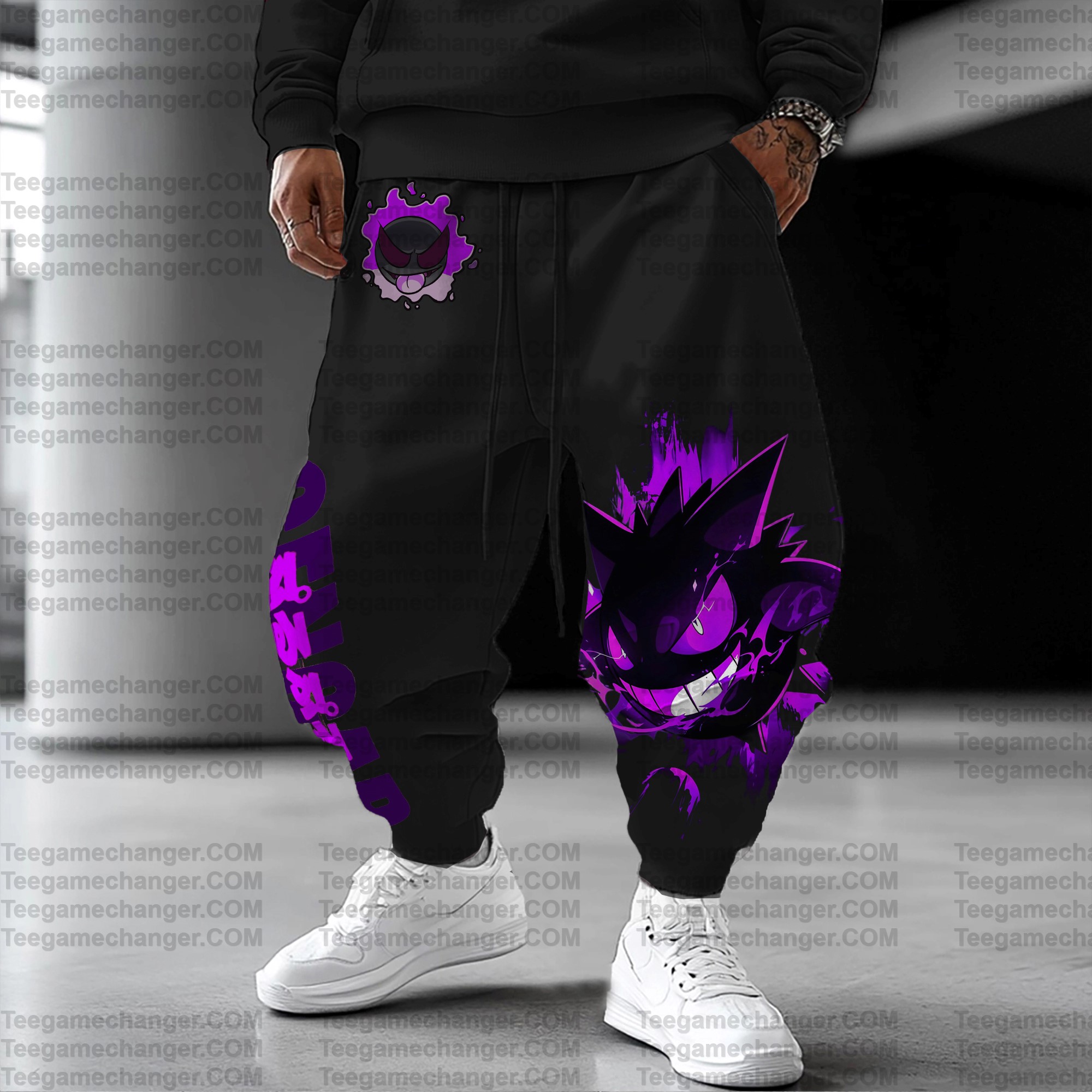 Unisex Anime Inspired Vintage Pants| Gengar