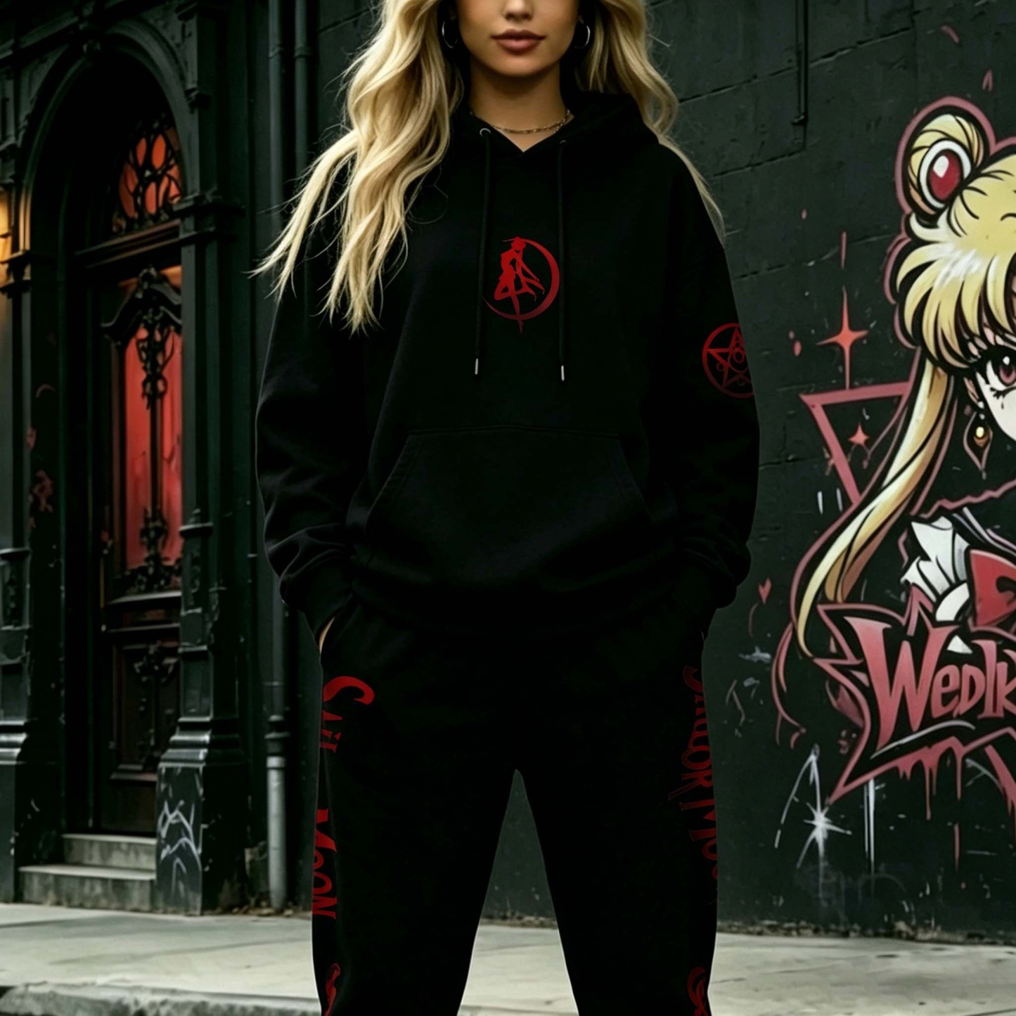 ‘’Sailor Moon " Anime Inspired Vintage Hoodie
