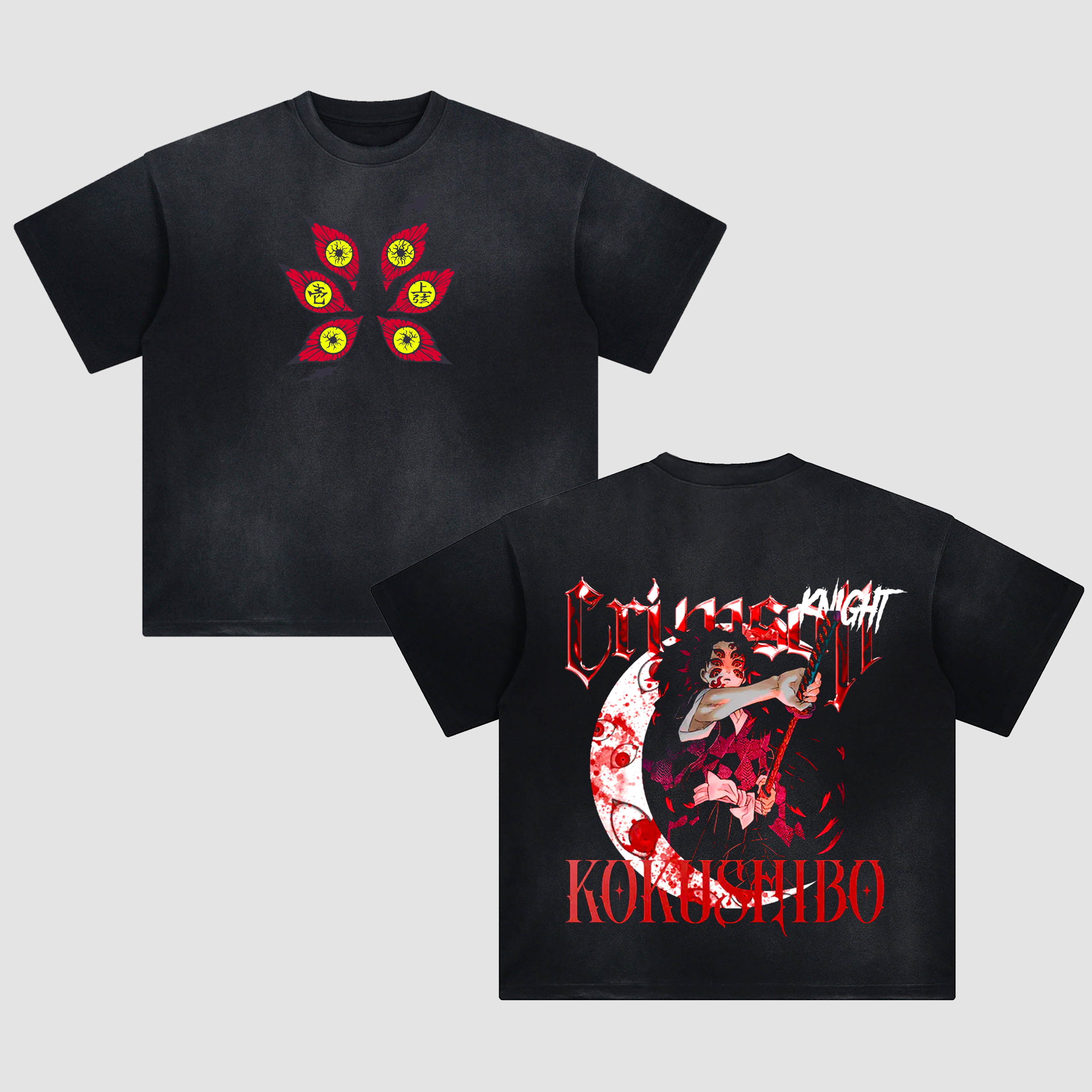 Unisex Fit ANIME Washed T-Shirt