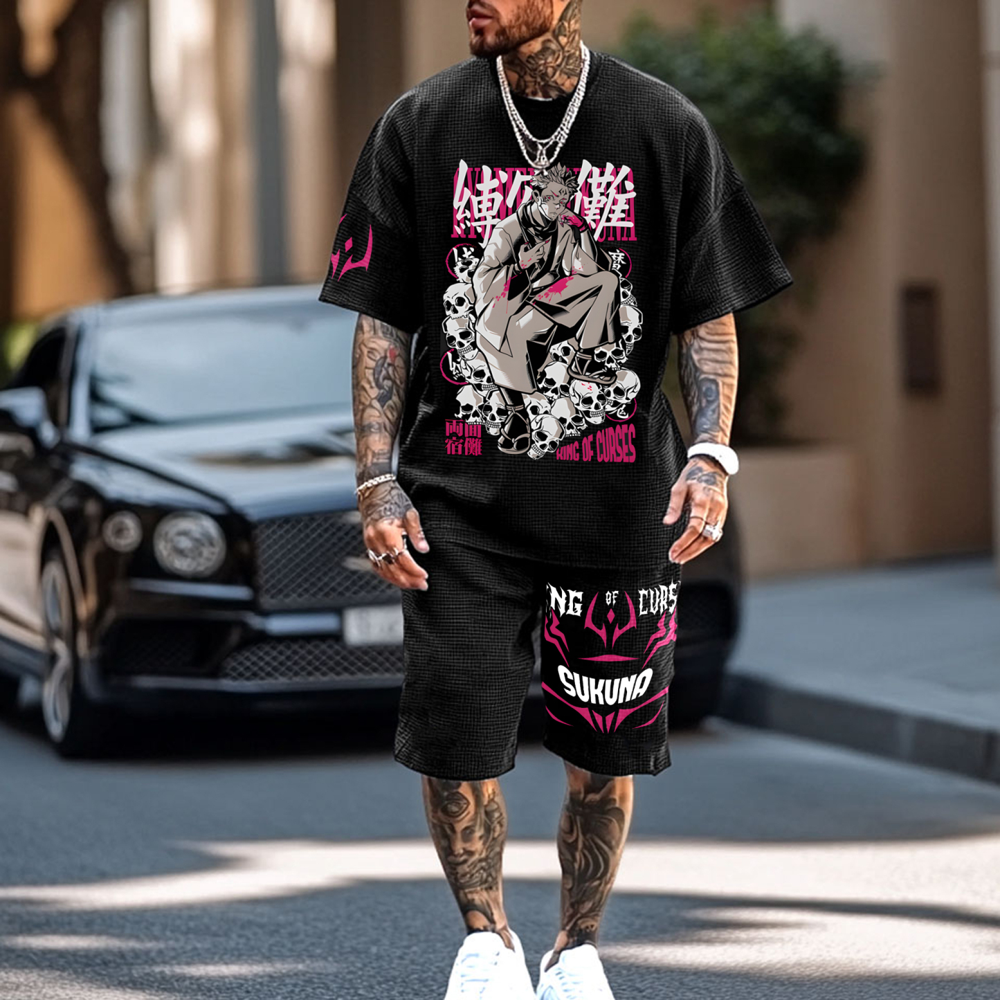 Unisex Fit Vintage Short Suit丨One Piece