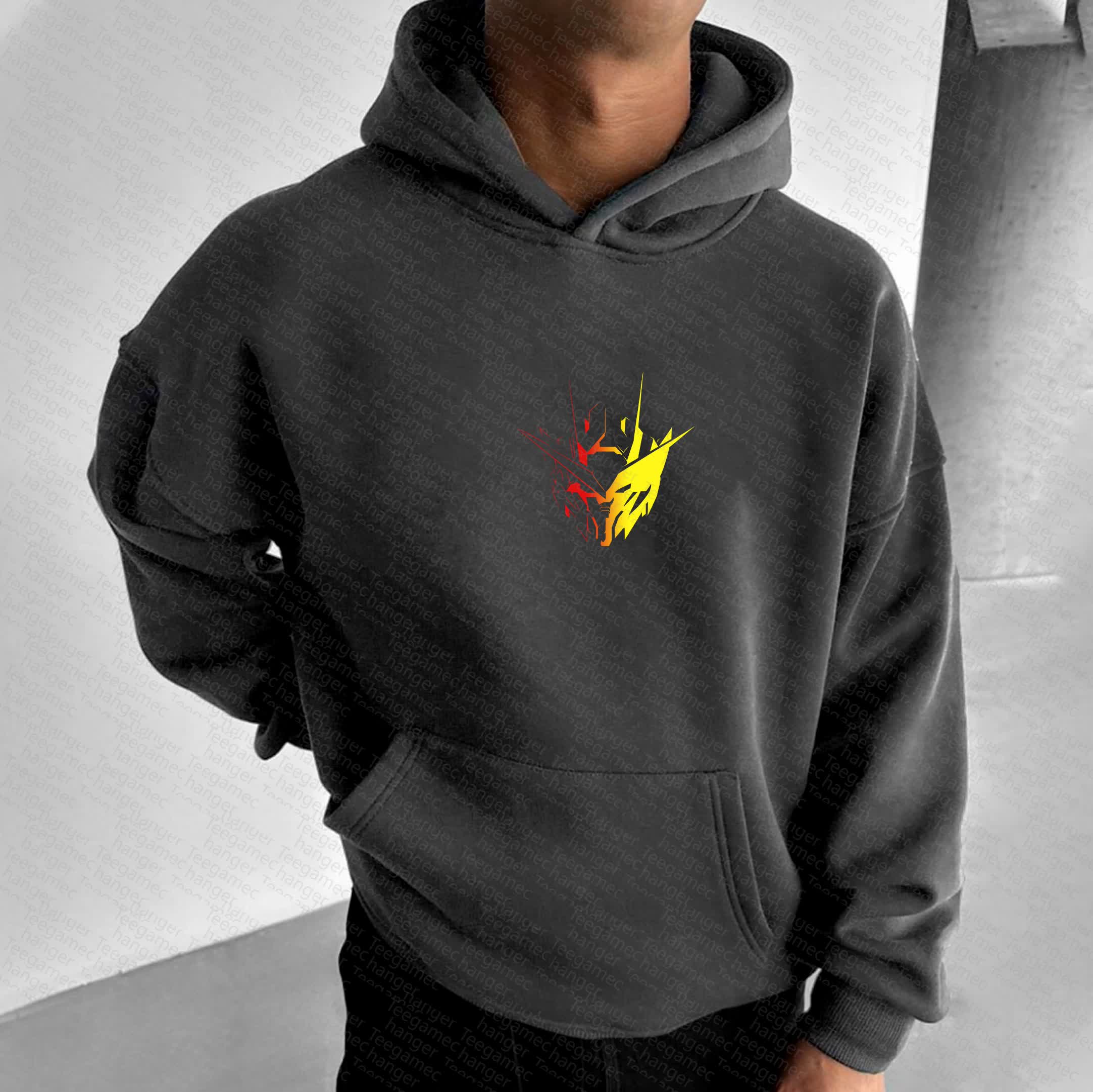 Unisex “Gundam Series” Anime Graphic Streetwear Vintage Hoodie