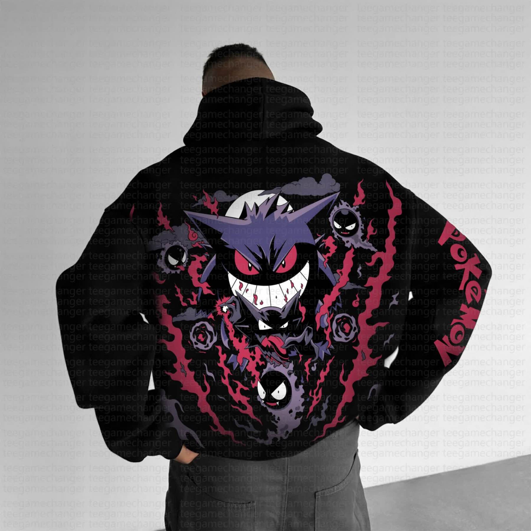 Unisex Anime Graphic Streetwear Vintage Hoodie丨Demon Slayer X Pokémon