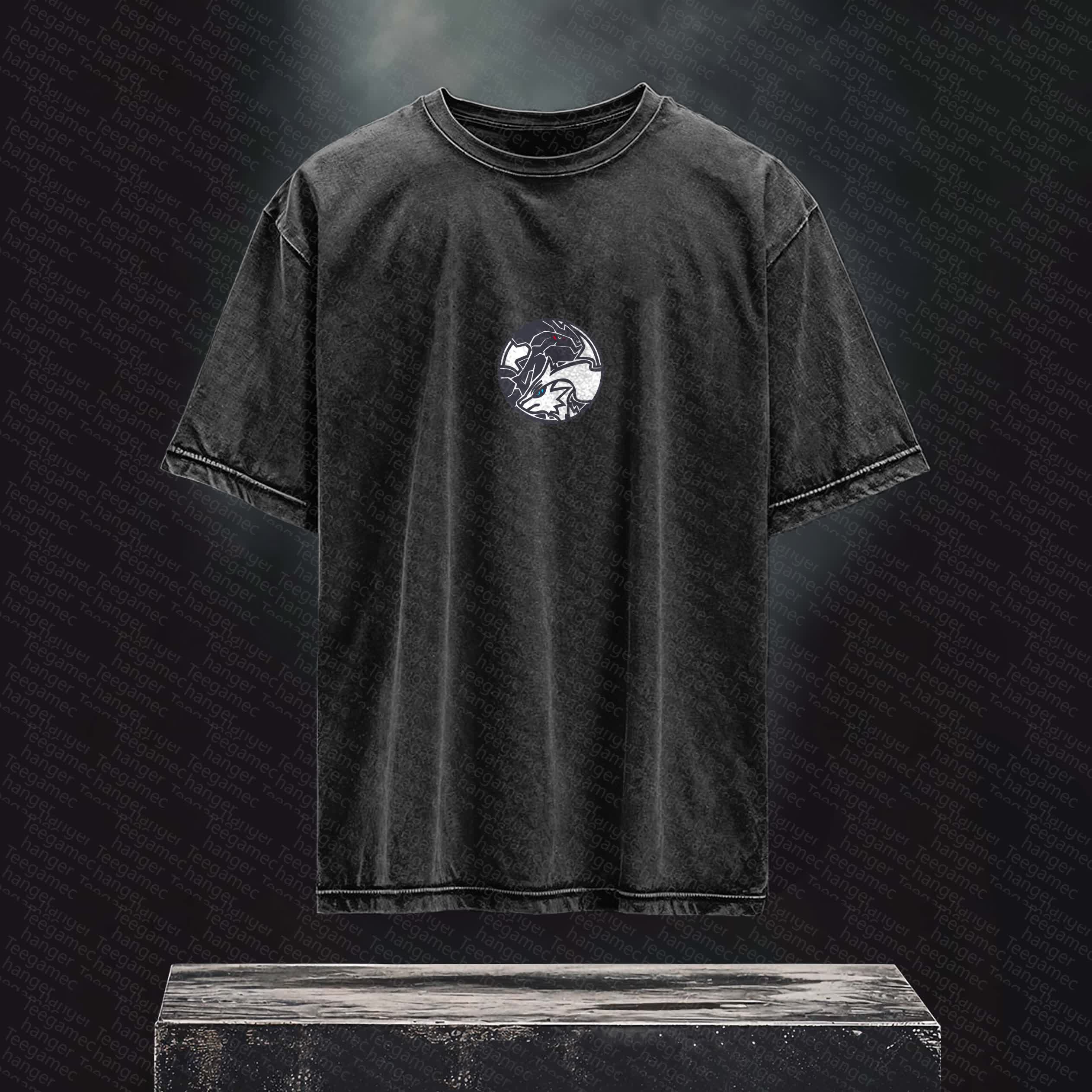 Unisex Anime Inspired Vintage Washed T-Shirt丨 Pokémon